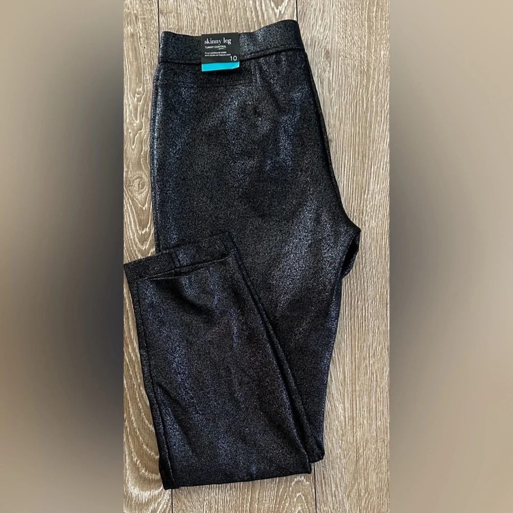 NWTAlfani Black Skinny Leg Leggings - Picture 3 of 11